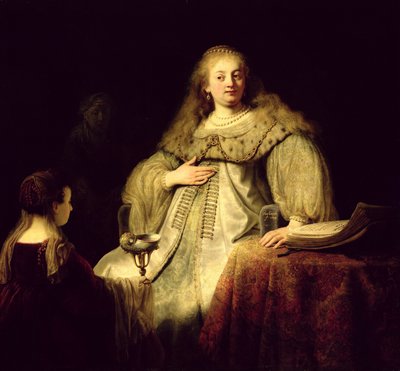 Artemisia by Rembrandt van Rijn